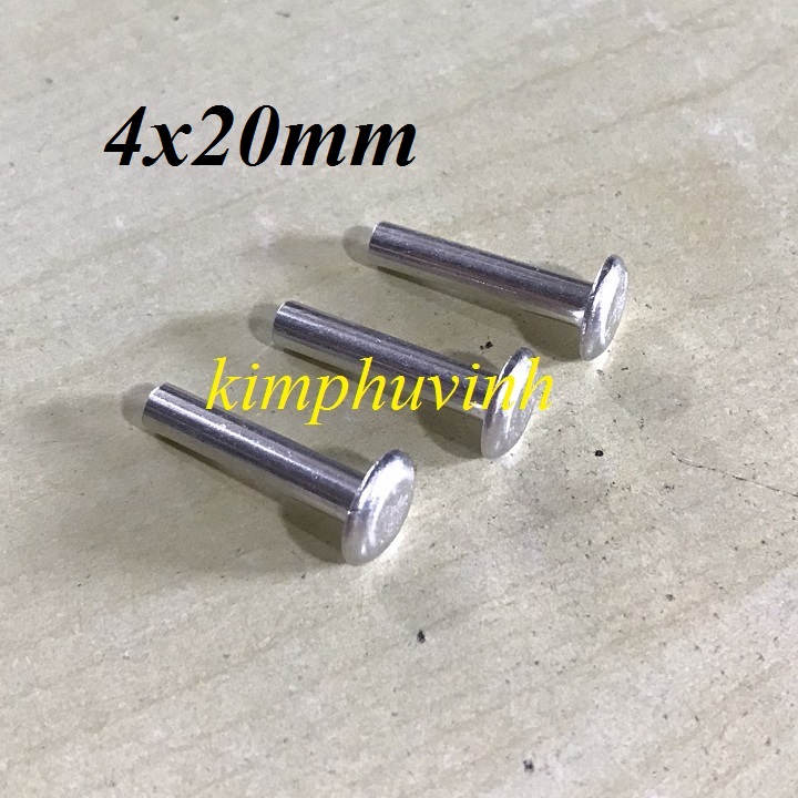 50 con - 4x20mm đinh tán nhôm - rive tán nhôm - rive nhôm