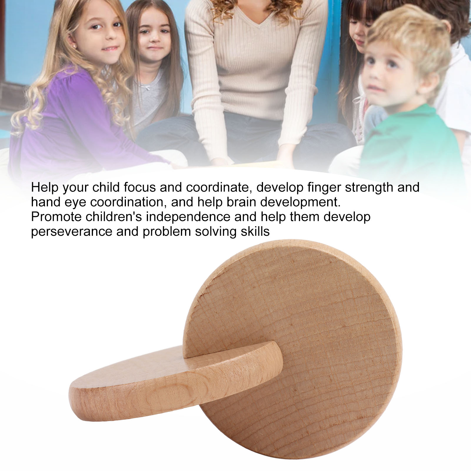 Montessori Interlocking Disc Montessori Shape Puzzle 2PCS for Kindergarten