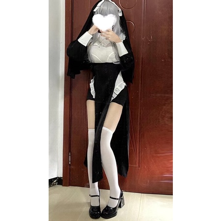 AA18-[Có sẵn] Set Đồ Hoá Trang Nhân Vật Nun Nữ Tu Cosplay