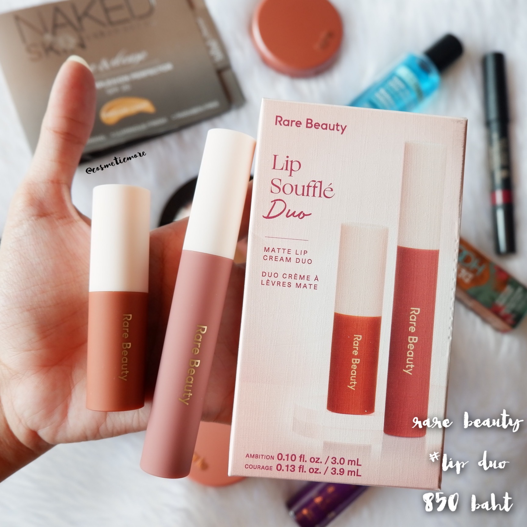 พร้อมส่ง! ️ rare beauty lip soufflé matte lip cream duo Lazada.co.th
