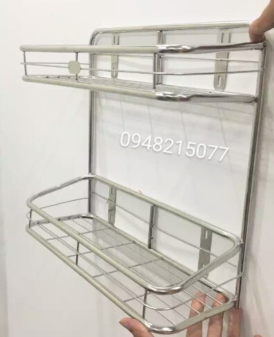 [HCM]kệ gia vị 2 tầng inox cao cấp