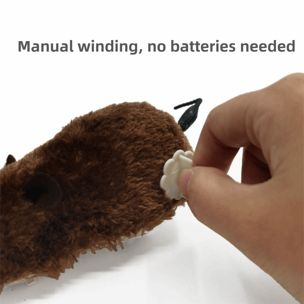 1PC Premium Lifelike Clockwork Mice Random Color Interactive Running ...