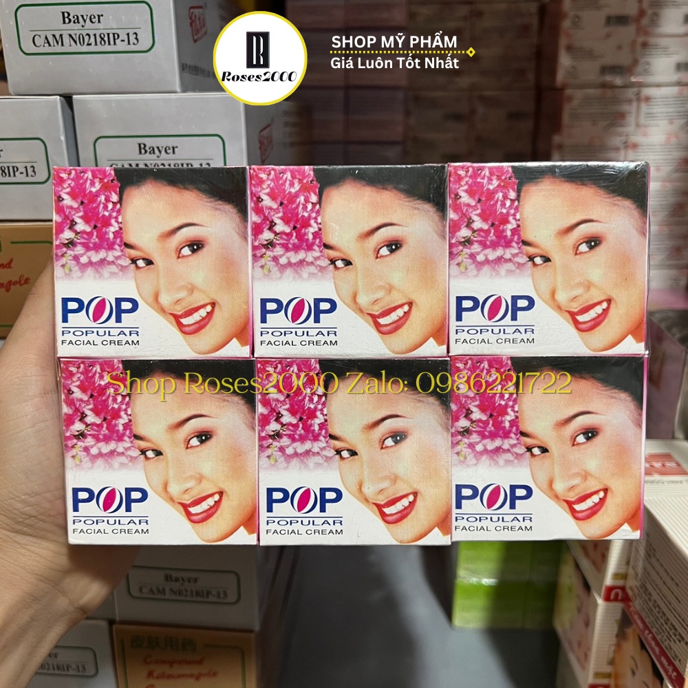 Kem dưỡng da ngừa nám pop cream thái lan