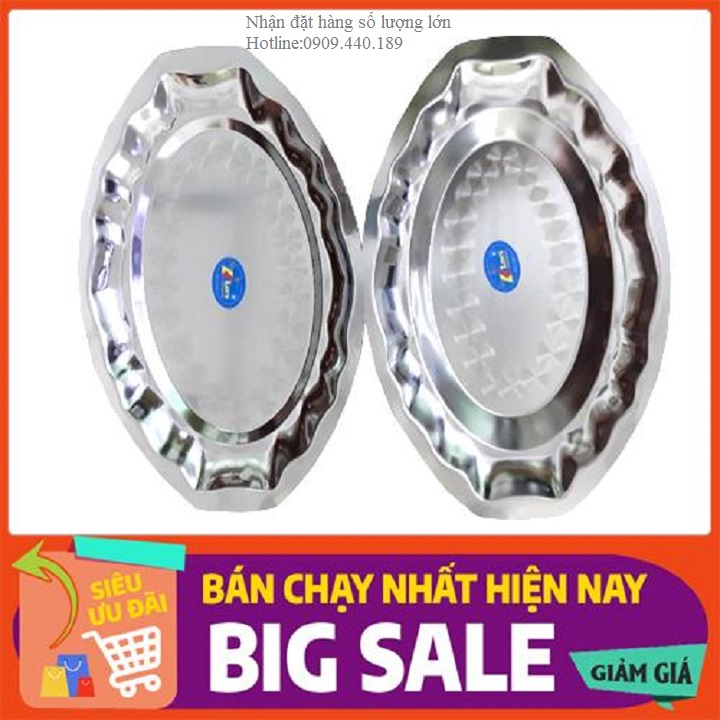[HCM] dĩa hột xoài sâu lòng inox  23cm và 40cm.
