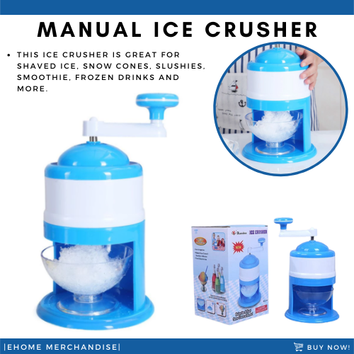 High Quality Stainless Steel Household Portable Manual Ice Crusher for