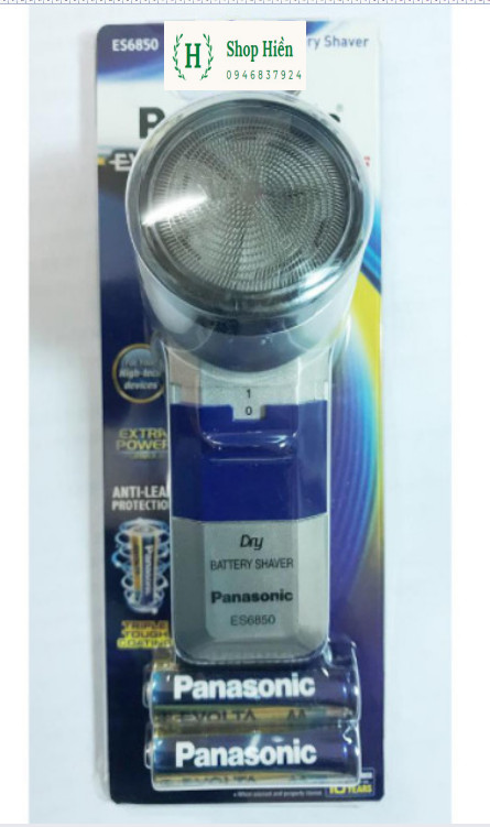 Máy cạo râu panasonic ES6850 (kèm 2 viên pin)