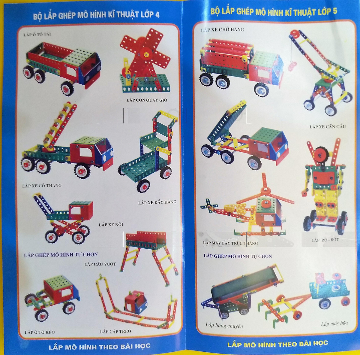Bộ Lắp Ghép Kỹ Thuật Lớp 4 và 5