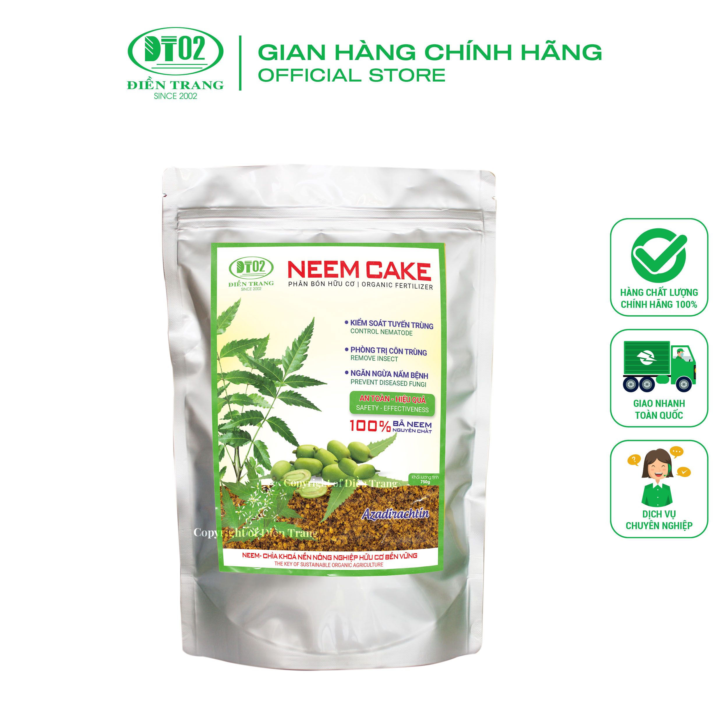 Neem Cake 750gr