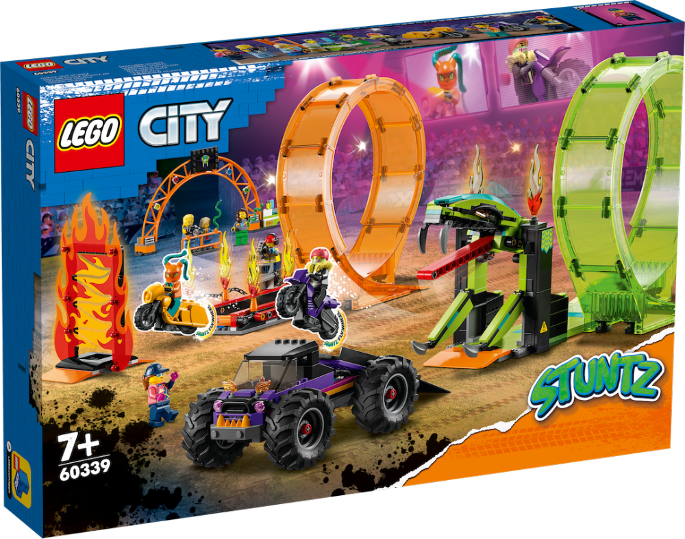 Lego® 60339 city double loop stunt arena 7+ đồ chơi lắp ráp lego