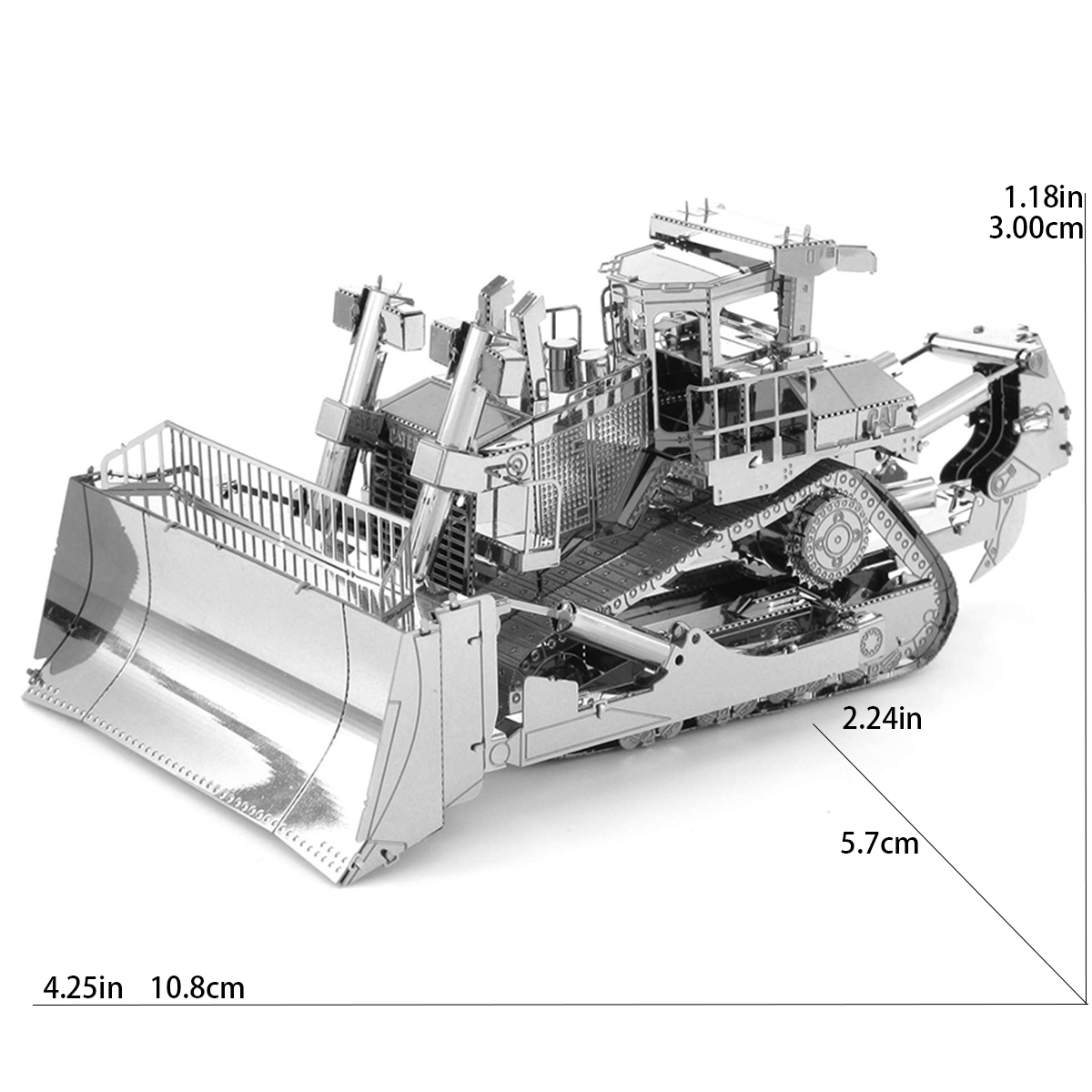 sanhe Hand-made Metal Puzzle Attached Dozer 3D Metal Model Creative 3D Puzzle Model
