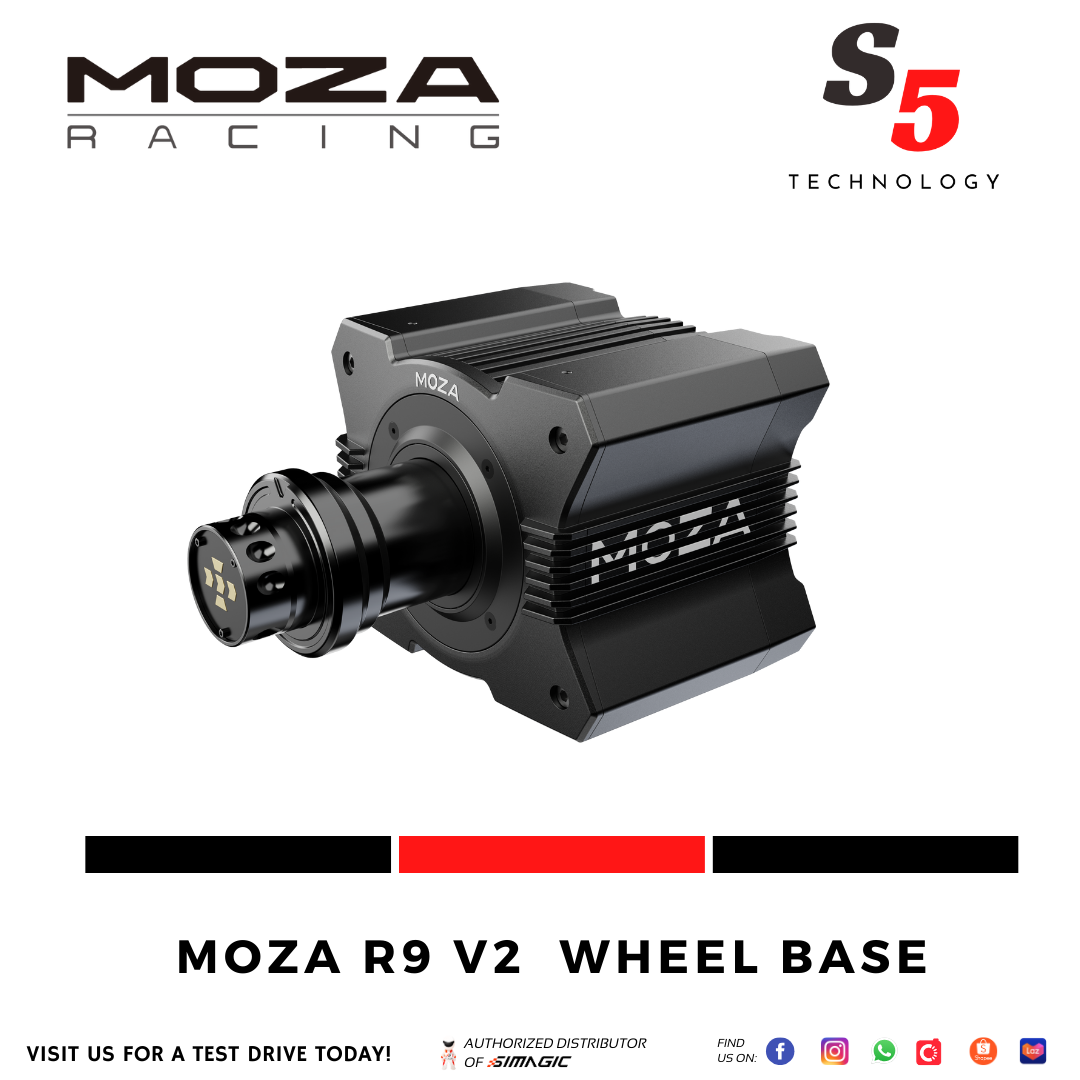 MOZA R9 V2 Direct Drive Wheel / Moza Racing Simracing / Sim Racing ...