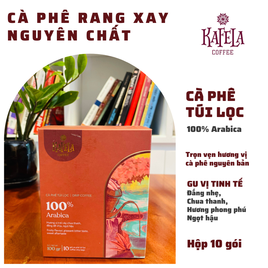 Cà phê phin giấy túi lọc Kafela Drip Coffee