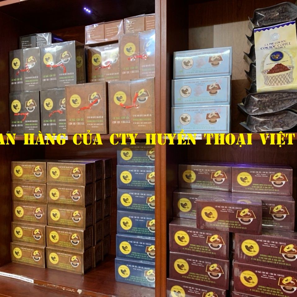 ( 04 HỘP - 4 MÀU) Cà phê Con Sóc phin lọc Giấy( Đơn Đen, Nâu, Xanh, Tím) - Hộp 10 Gói