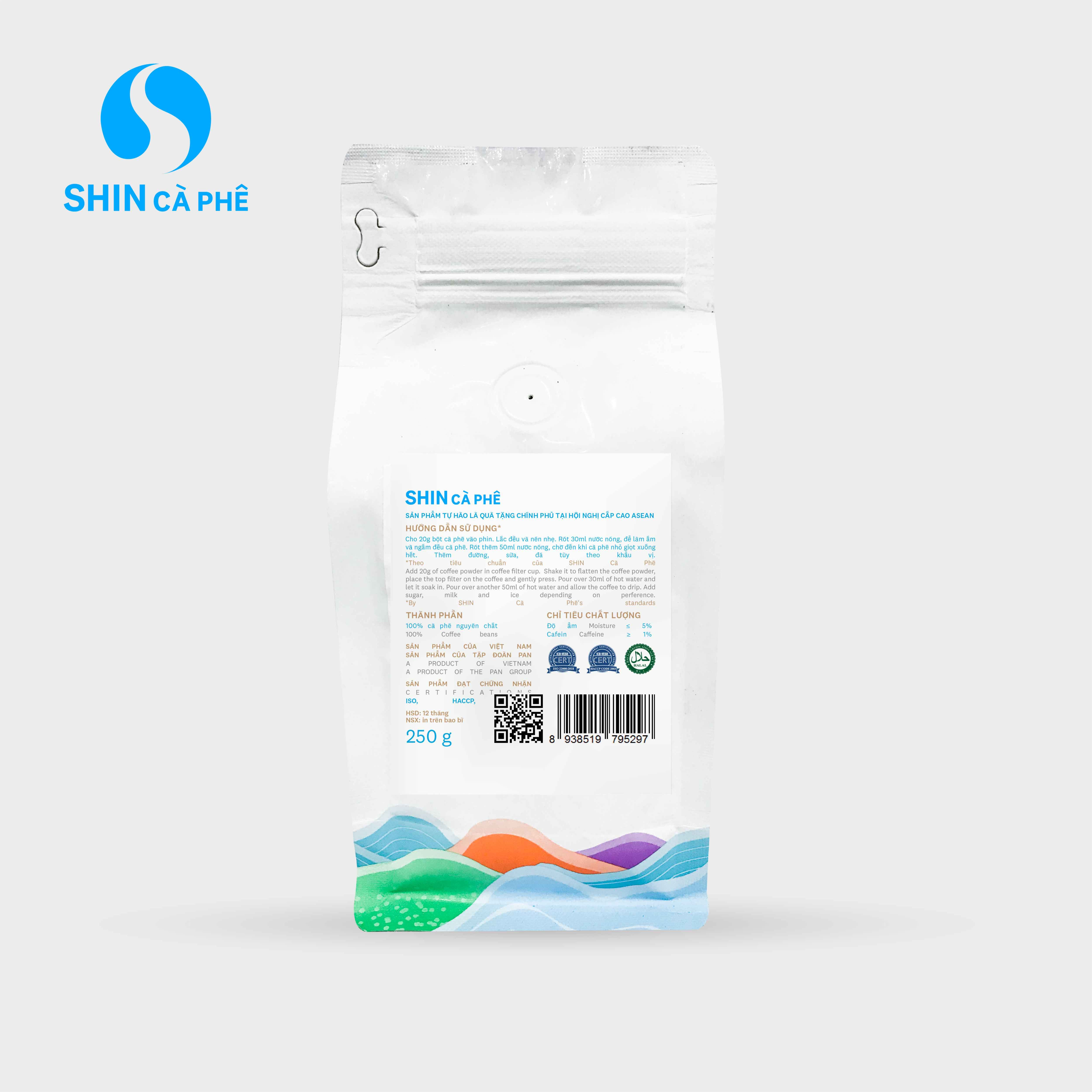 Cà phê đặc sản pha phin shin cà phê - a lưới blend 250g bột - ảnh sản phẩm 2