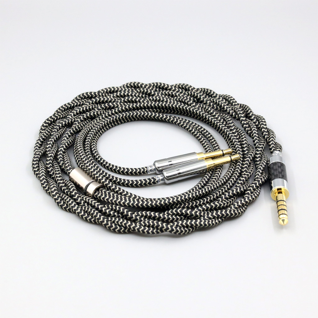 2 Core 2.8mm Litz OFC Earphone Shield Braid Sleeve Cable For Hifiman Sundara Ananda HE1000se V2 HE6se he400se Arya XS LN008063. 
