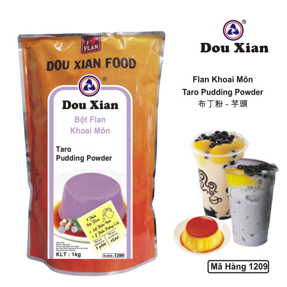 Bột bánh Flan - Pudding Dou Xian - Gói 1kg