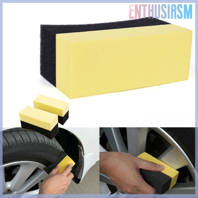 🌟🌟🎈 Auto Wheels Brush Sponge Tools Applicator Special For Tire Hub Cleaning