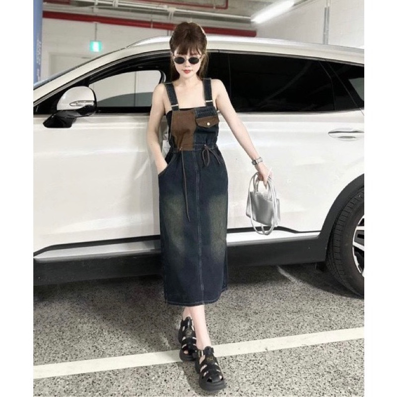 Yếm dây rút phối màu hot trend