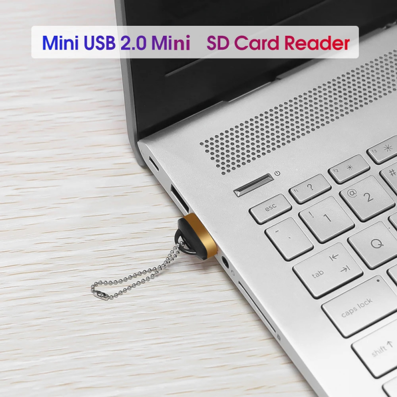 Đầu đọc thẻ mini Micro SD/Thẻ TF/Thẻ nhớ điện thoại di động đầu đọc thẻ di động Bộ chuyển đổi OTG phụ kiện máy tính xách tay Bộ chuyển đổi USB
