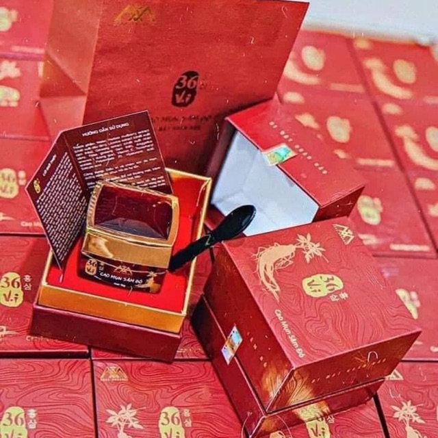 kem Mặt Cao Mụn Sâm Đỏ 36 Vị - Mật Nhân Sâm