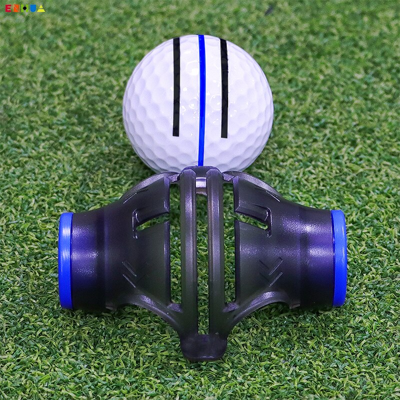 New Golf Ball Line Marker 360 Degree Rotation Drawing Tool and Marks Pens Set Template Alignment Putting Marking Liner Tools