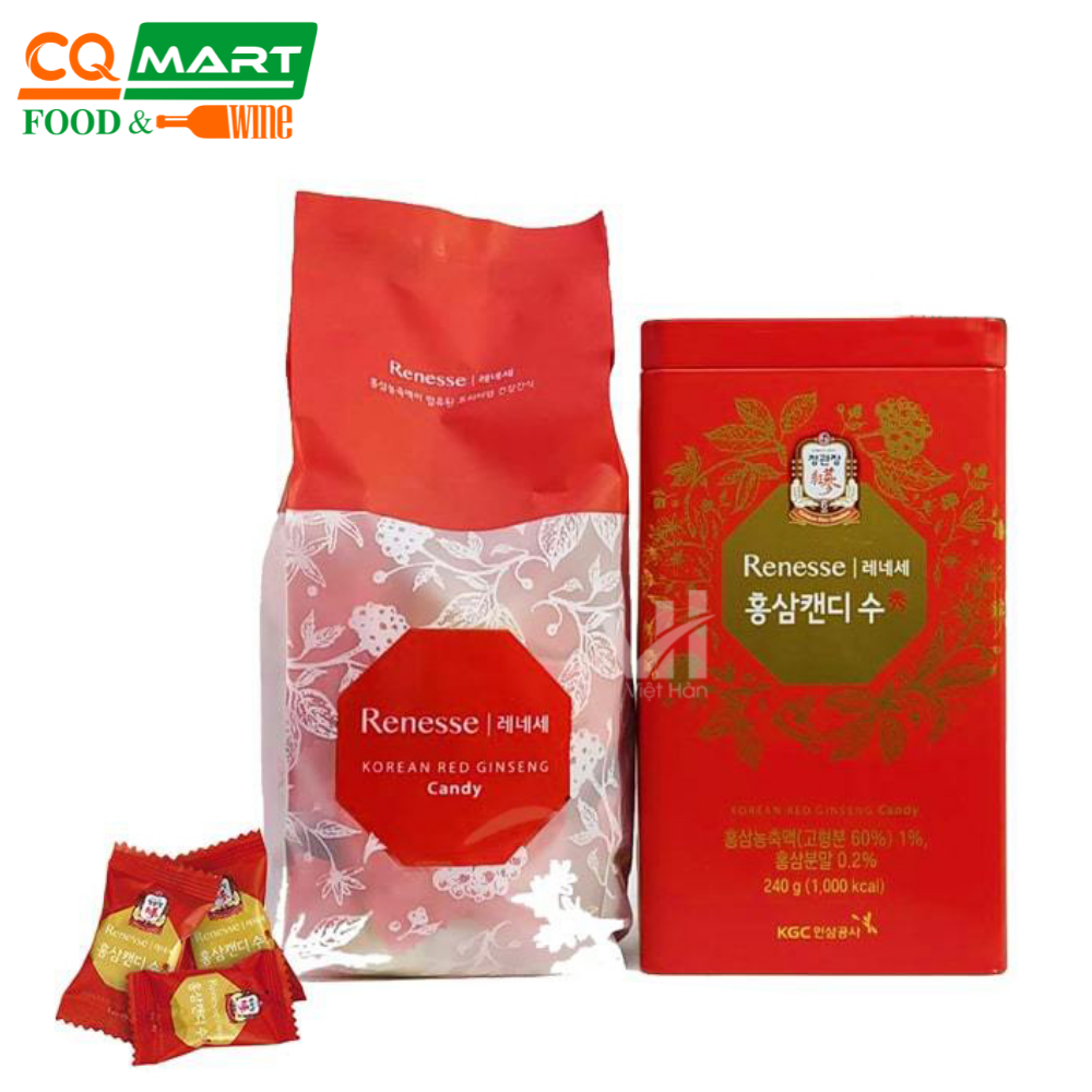 Kẹo hồng sâm Korean Red Ginseng Renesse 240g