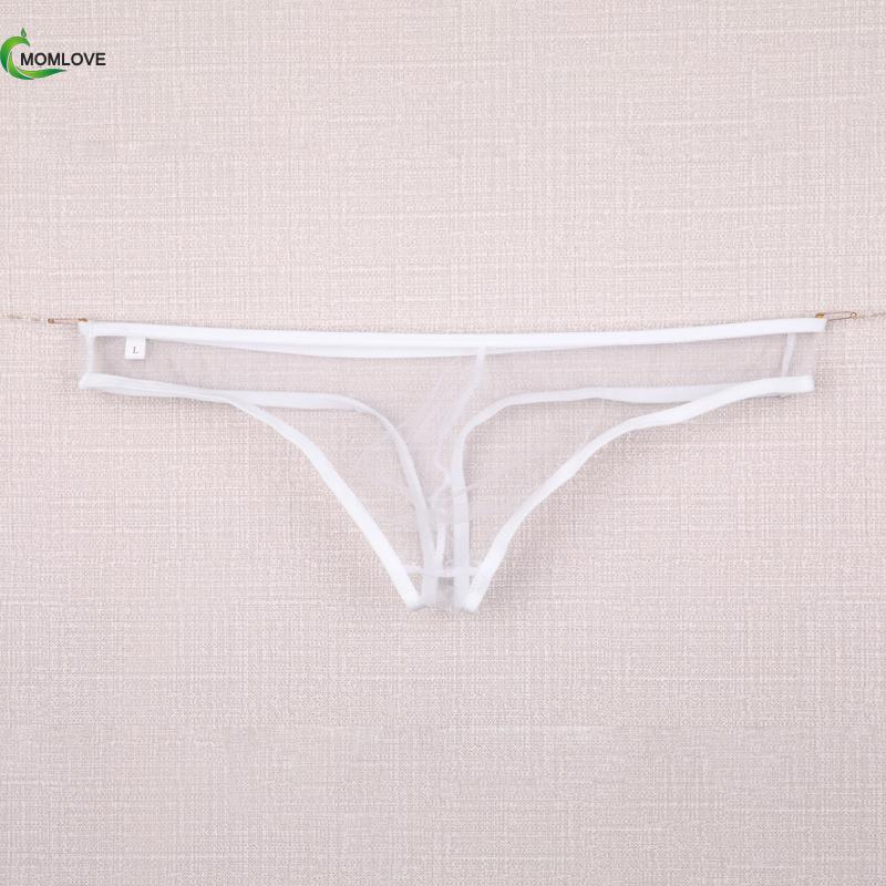 Breathable and Stylish See Through Briefs for Men Low Rise T Back Design