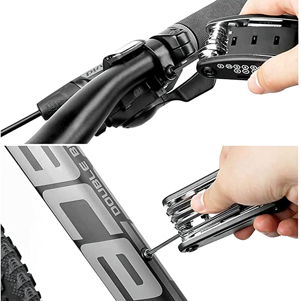 Bộ Lục Giác Sửa Chữa Cầm Tay Đa Năng Tua Vít 16-in-1, Dùng Lắp Giáp, Sửa Chữa Xe Đạp - Lumbley