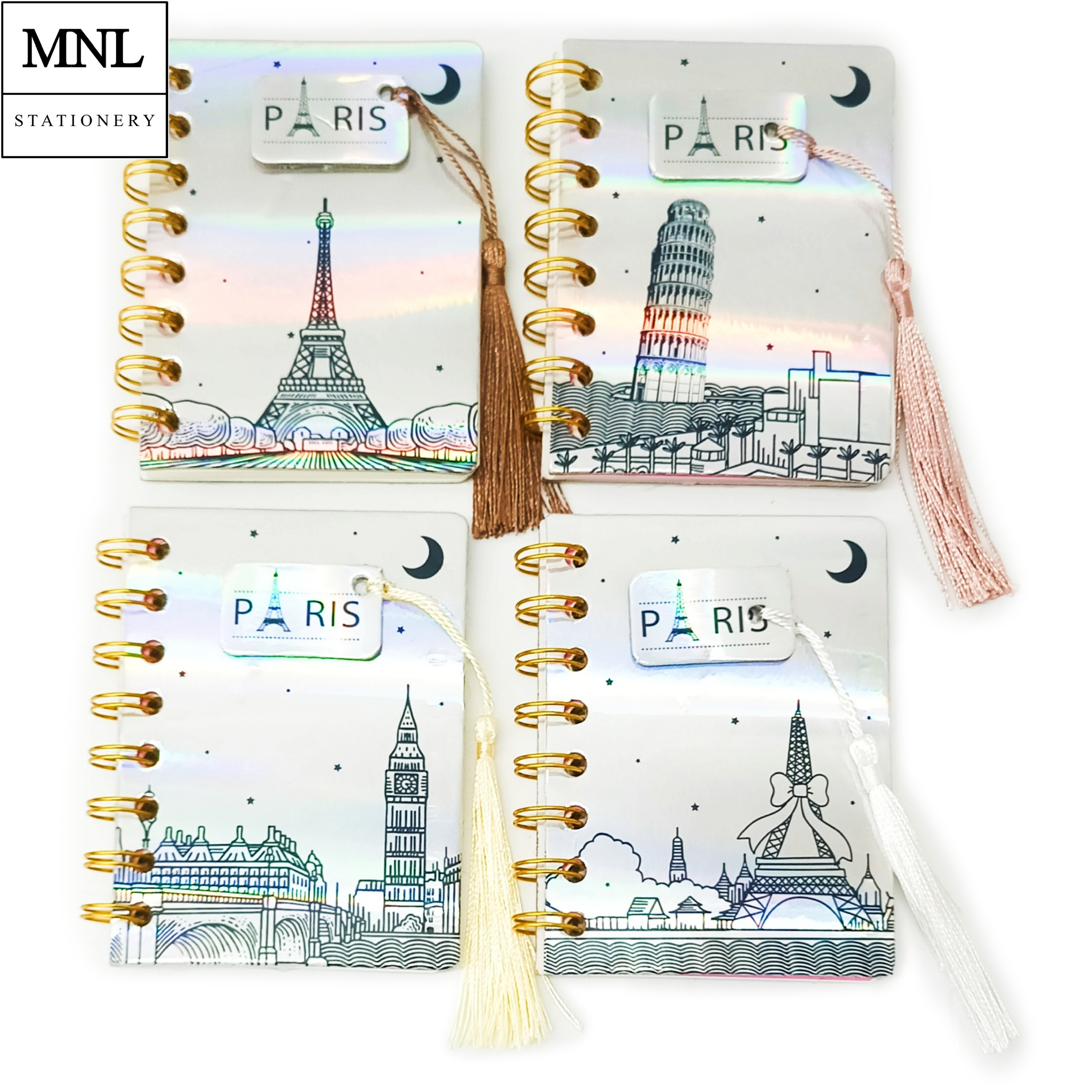 MNL Cute Space / Avocado Fruit Design Mini Notebook with Tassle 80 Sheets