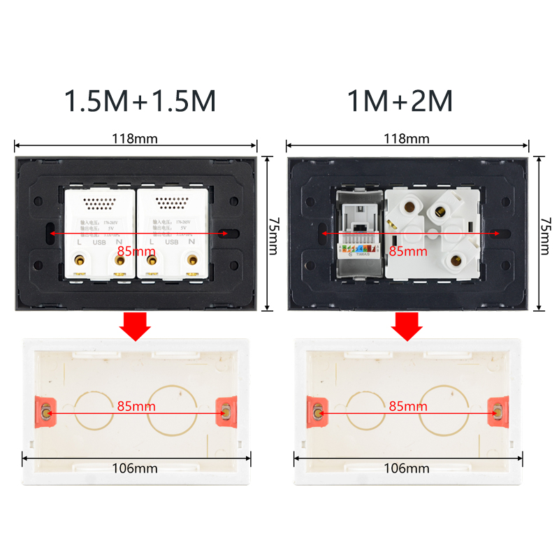 T1%20Series%20-118%20Type%20Socket%20USB%20Socket%20Accessories%20Module%20Panel%20DIY%20Socket%20Brazil%20Socket%20Modular%20Power%20Socket%20And%20TV%20RJ45%20HDMI%20-%20Image%202