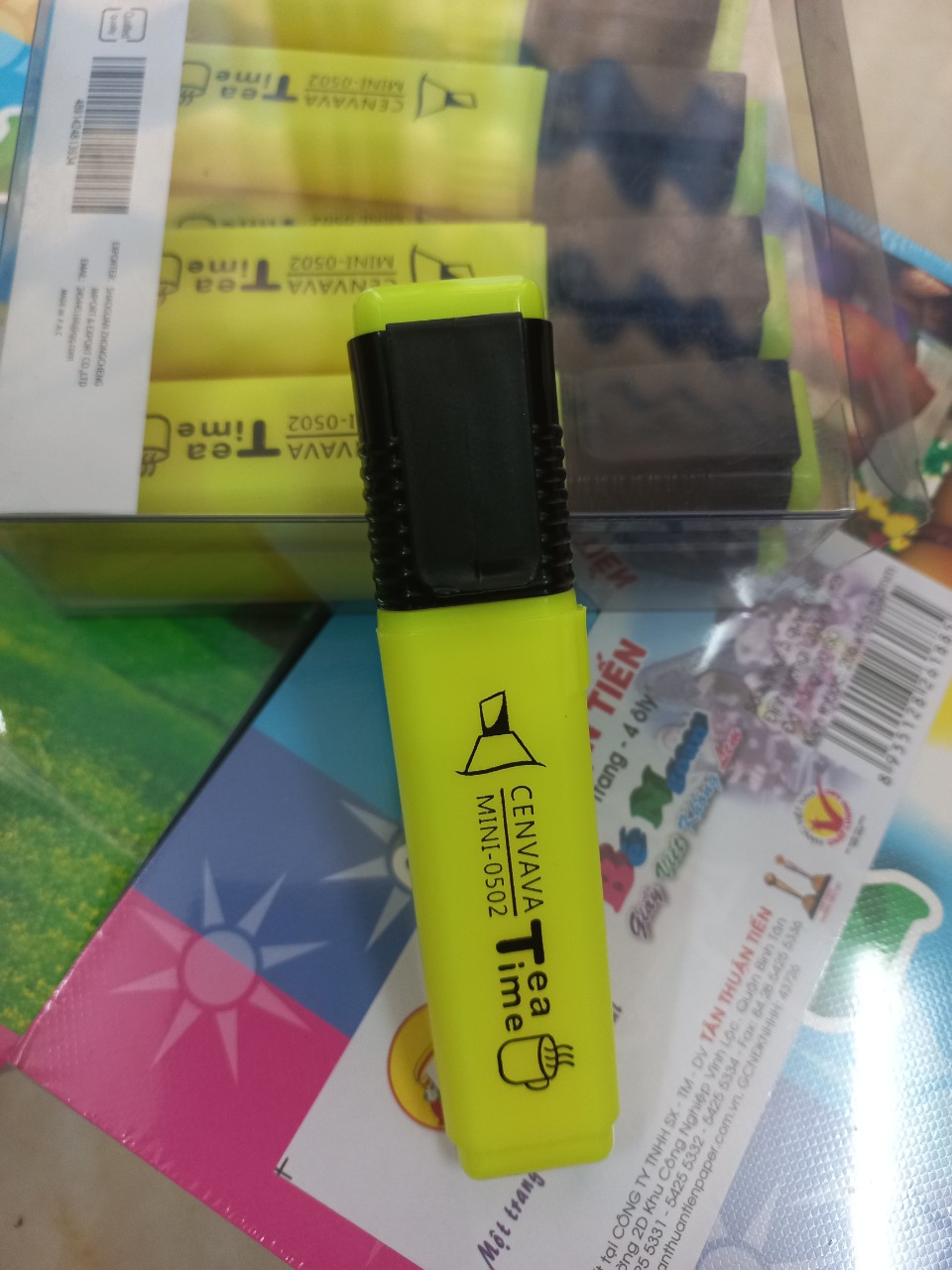 Bút Dạ Quang Cenvava 0502 nét 5mm
