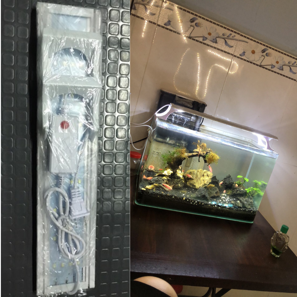 Đèn bể cá THỦY SINH với 4 dãy led cho bể cá thủy sinh