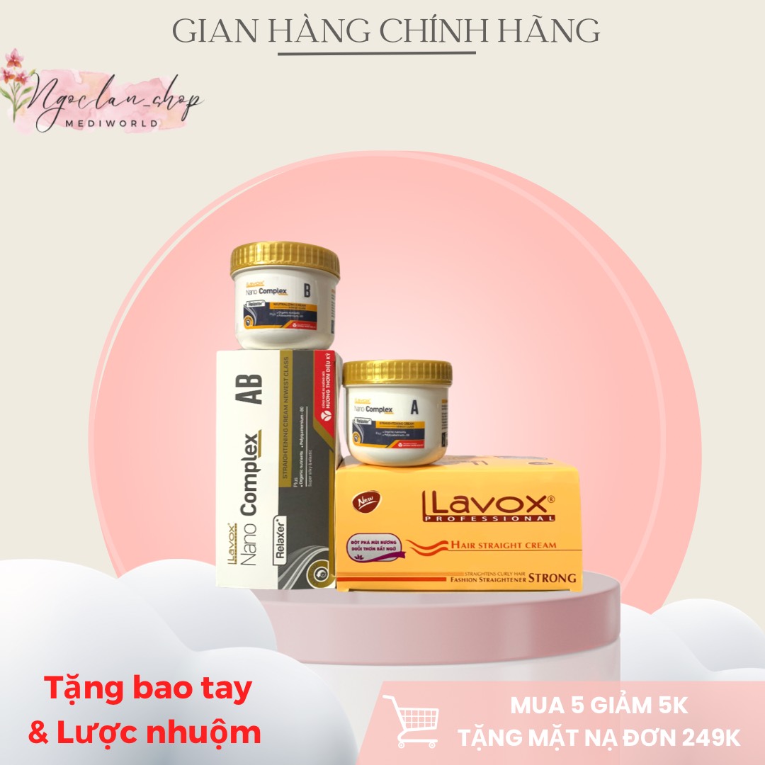 Kem duỗi tóc Lavox tại nhà không cần dùng nhiệt - LYO.SHOP