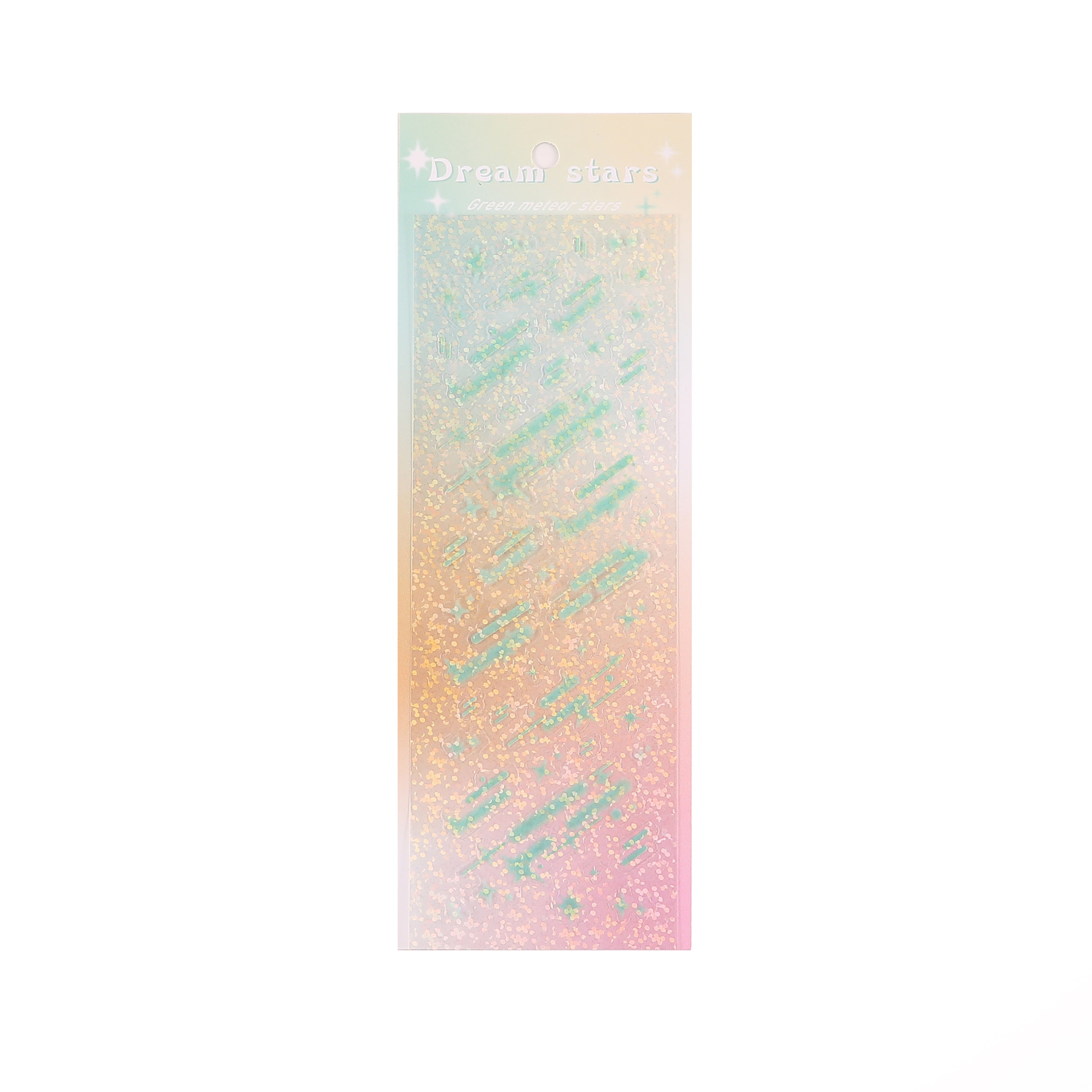 Sticker cute decor toploader korea style Shooting Star - Be Tiny Stationery