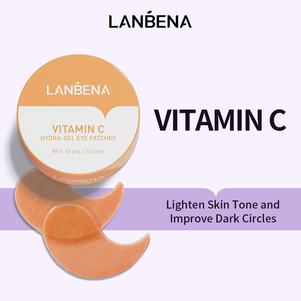 LANBENA Vitamin C Eye Mask Eye Patches For Eye Bags Reduce 