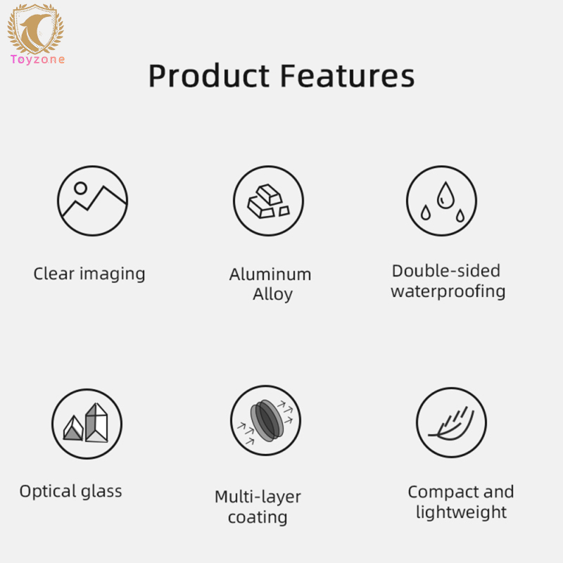 Len Filter Camera Lens Filters Easy Installing VND HD Shooting Lens Filter Accessory Compatible For DJI Mini 4 Pro Drones