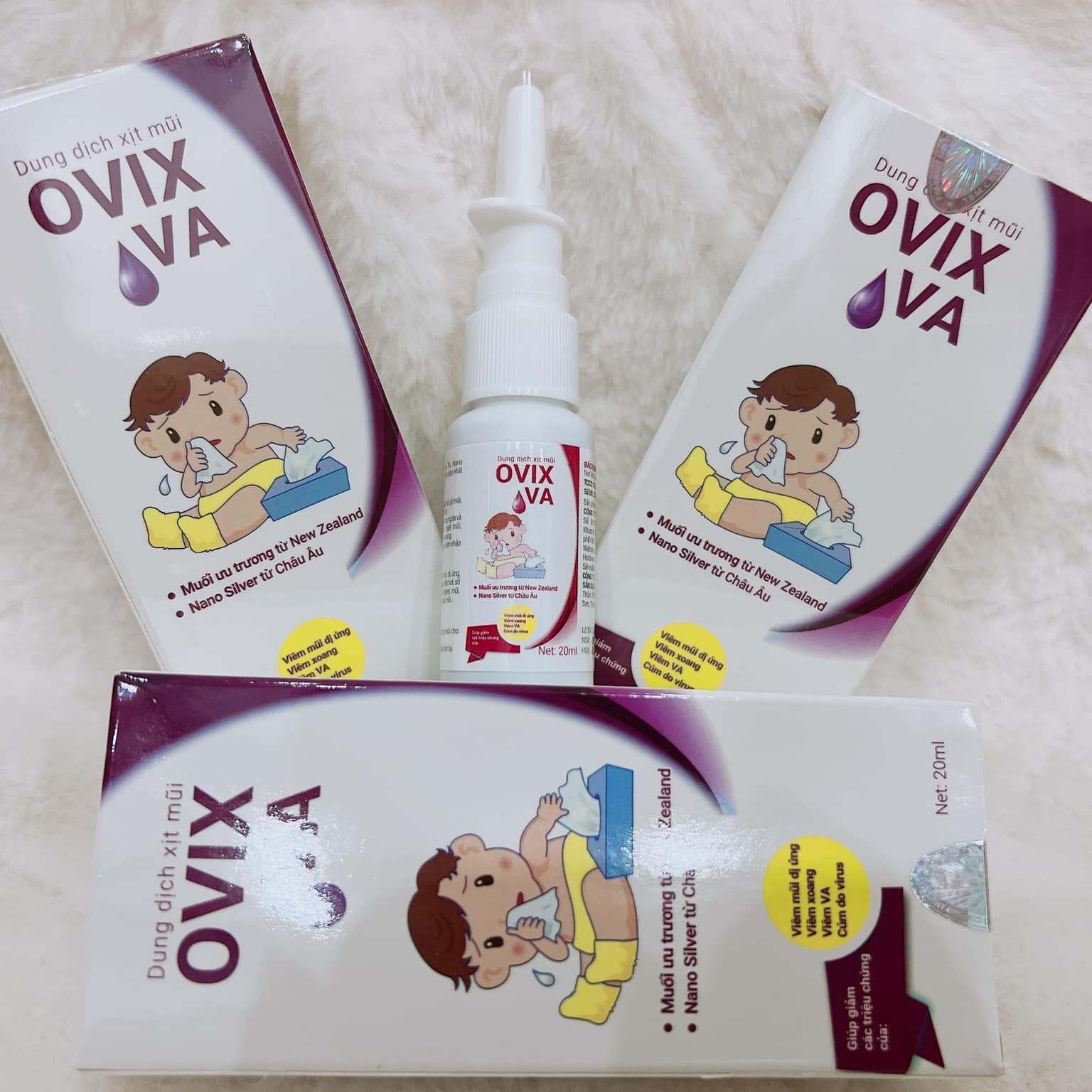 Dung dịch xịt mũi Ovix Baby VA 20ml