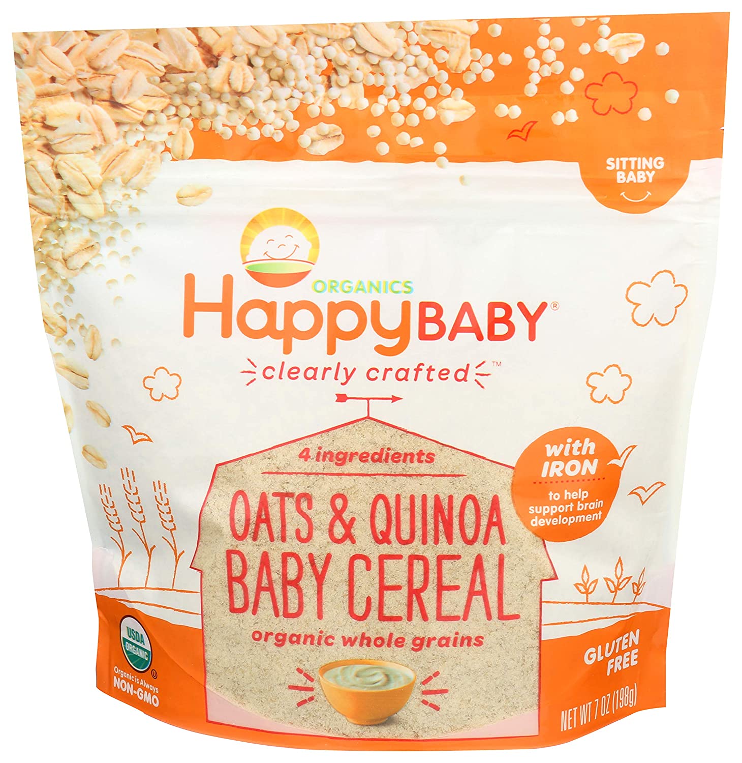 oats and quinoa baby cereal
