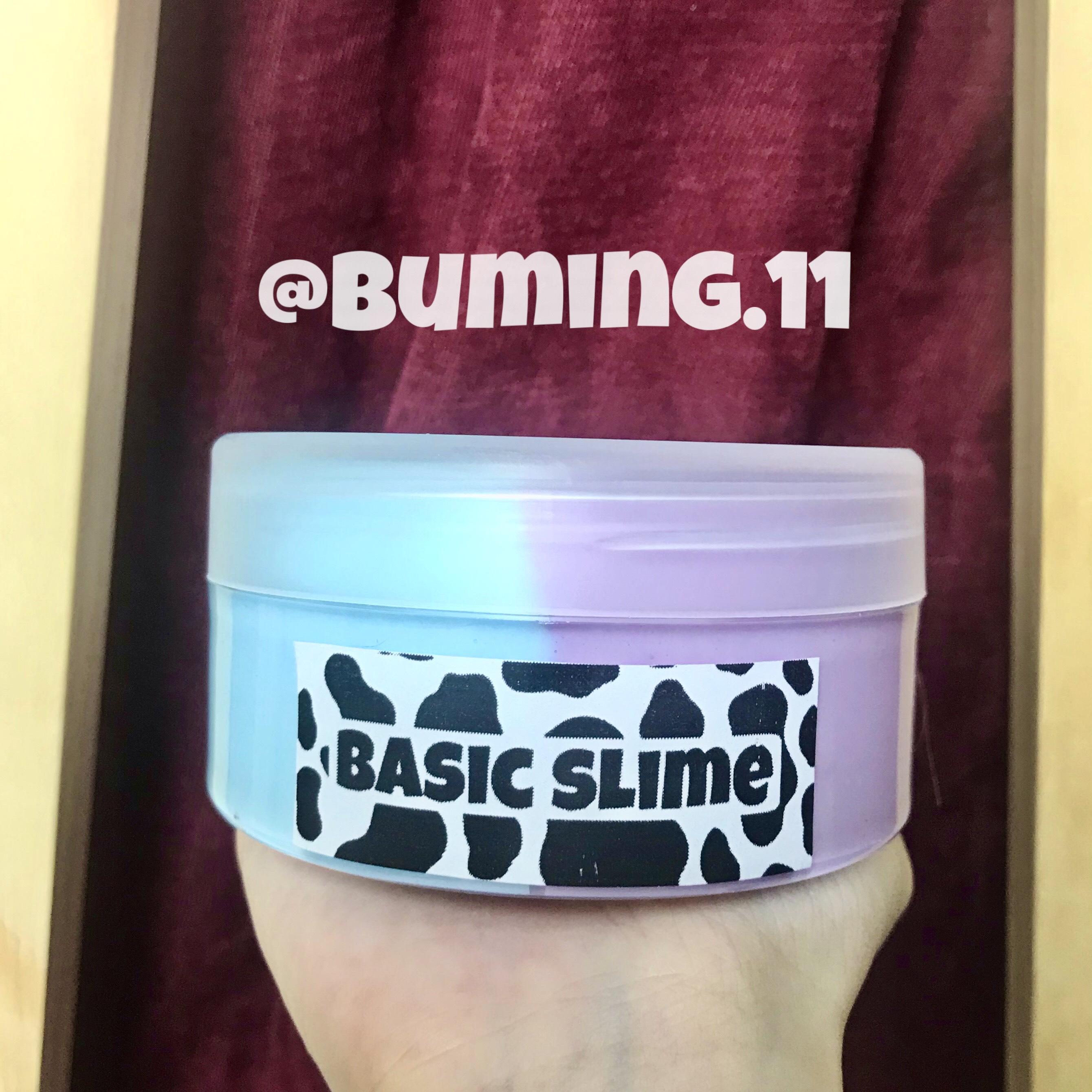 Slime Basic Kẹo Nho Hộp Mica
