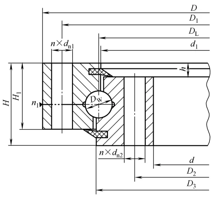 010.20.200 Toothless rotary support bearing turntable bearing gear ...