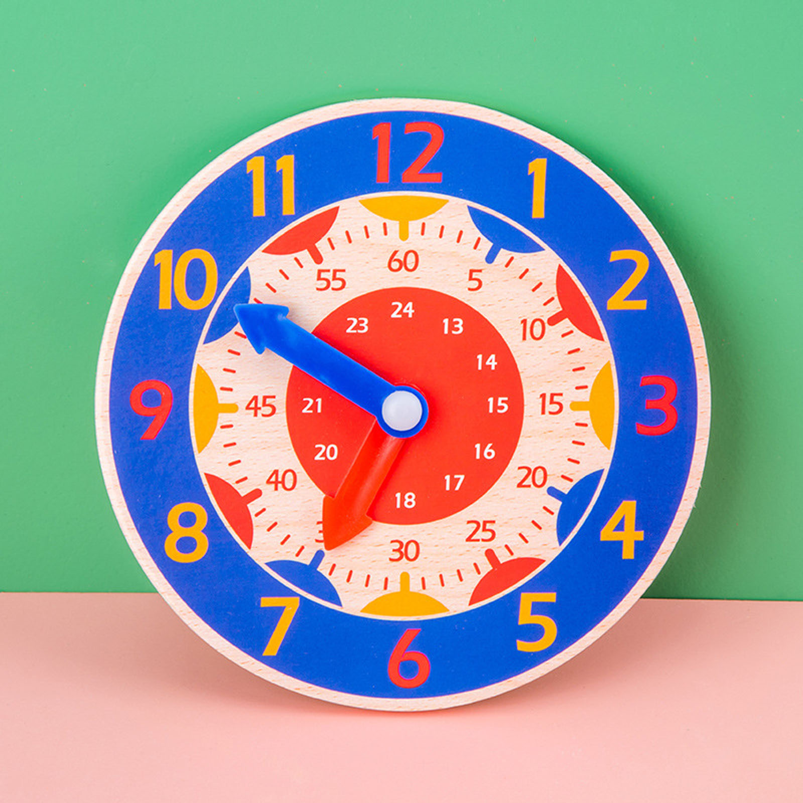 Giảng dạy clockface đồ chơi cảm giác Hội Đồng Quản trị trẻ em não phát triển cho thời gian học tập