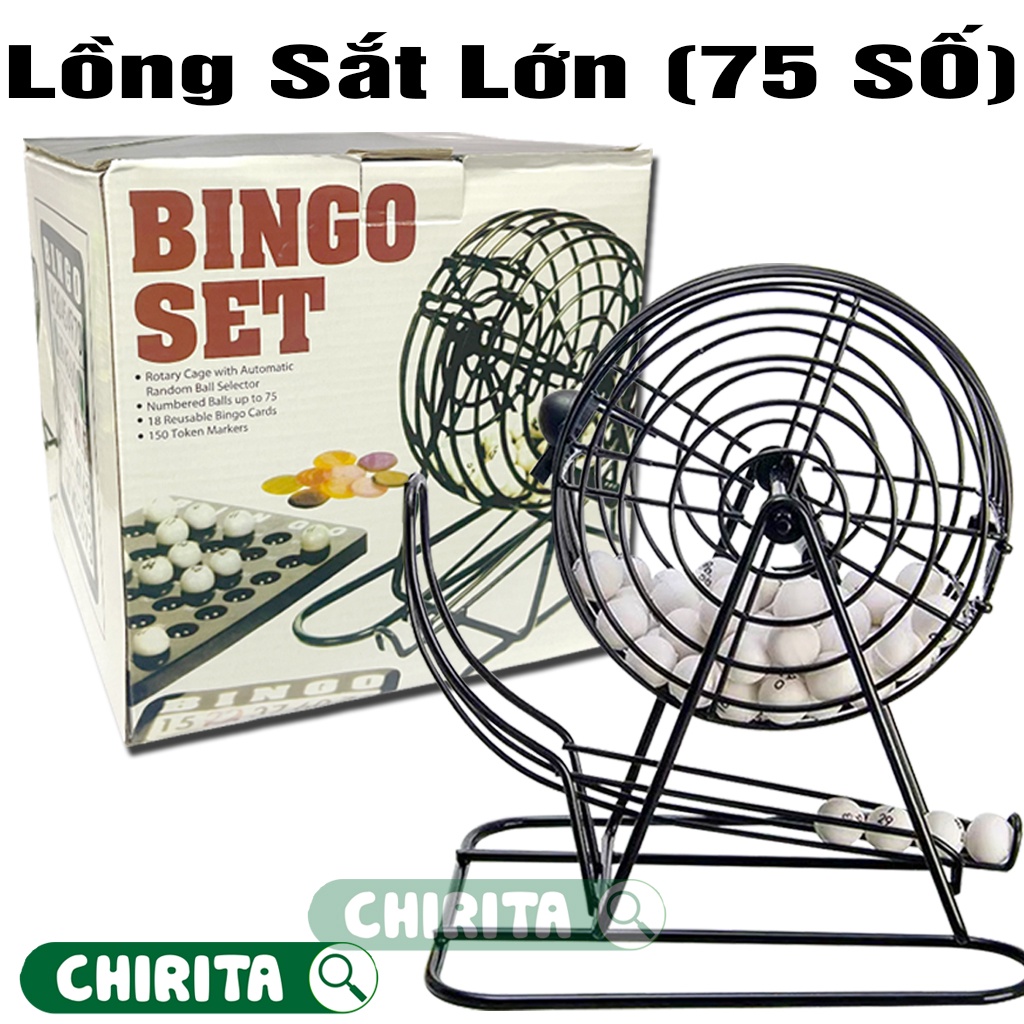 Bộ đồ chơi lô tô lồng quay lô tô đủ mẫu khách chọn - bộ cờ loto bingo 90 số / 75 số boardgame đồ chơi tết trẻ em chirita a