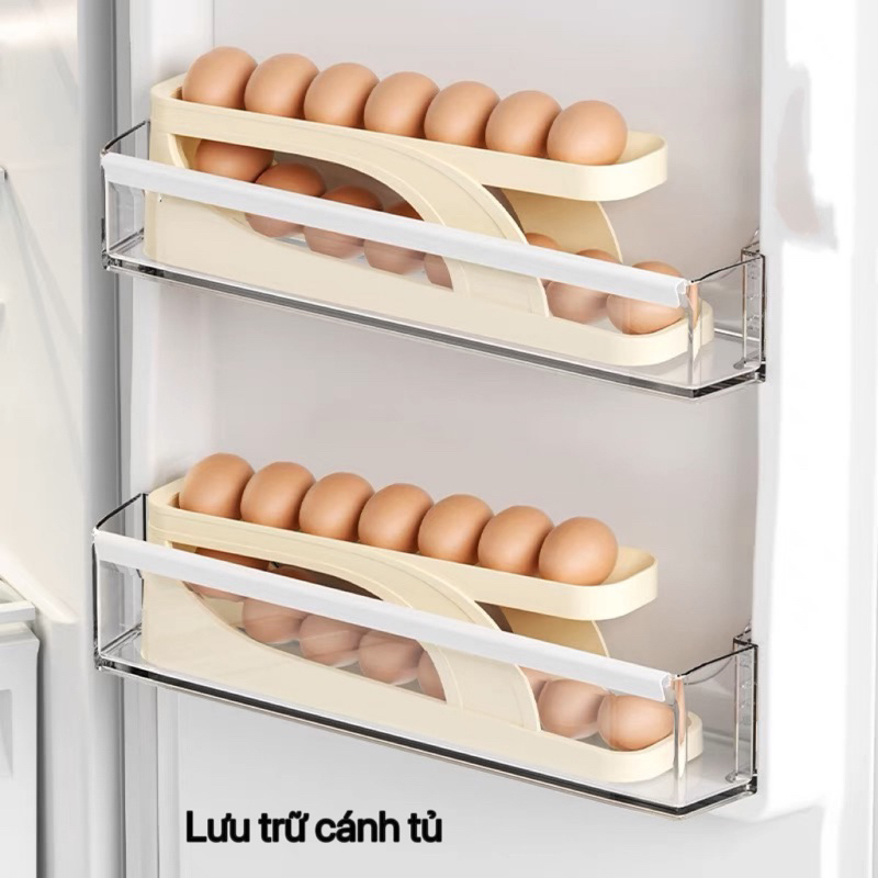 KHAY ĐỰNG TRỨNG THÔNG MINH LĂN TỰ ĐỘNG 3 TẦNG CHỨA ĐƯỢC 30 QUẢ