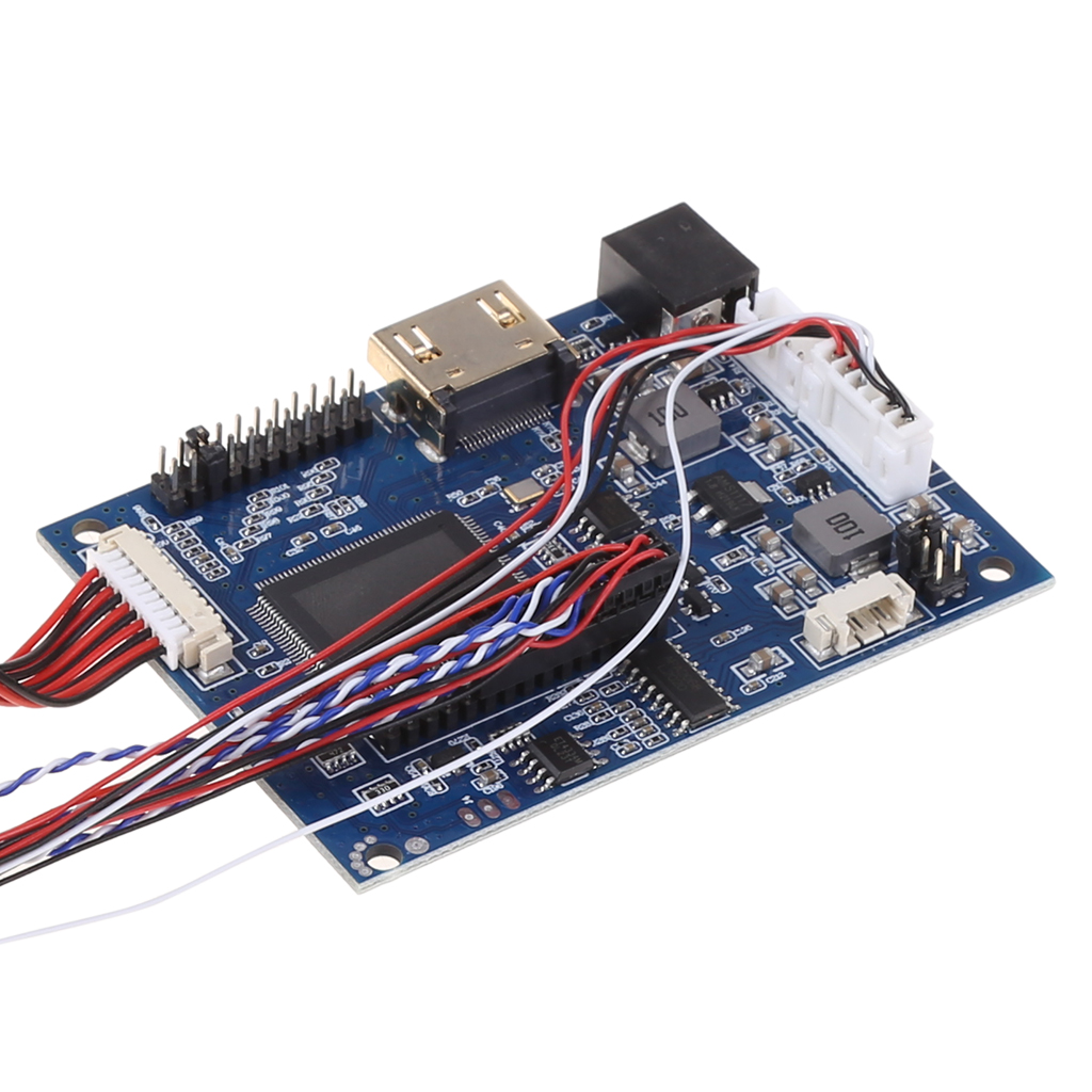 1 Bộ HDMI tương thích LVDS Bảng điều khiển 40pin bộ cáp cho Raspberry Pi 3 hỗ trợ hai màu đèn báo LED hiển thị