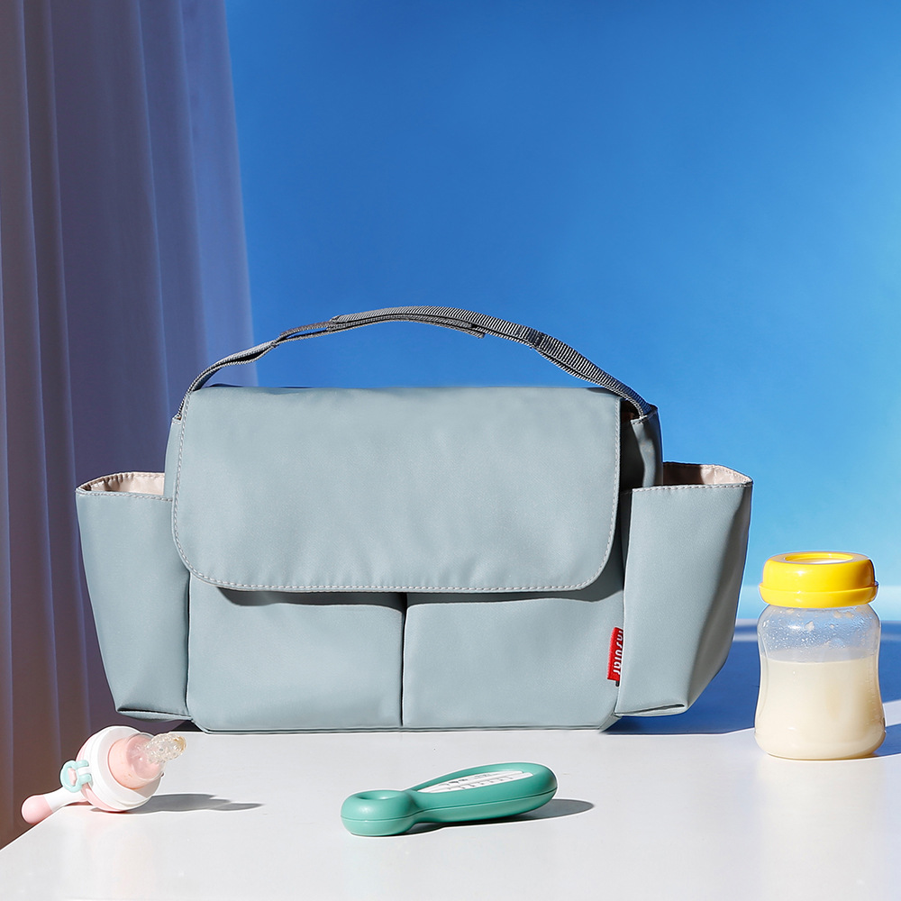 Insular Túi xe đẩy nylon chống thấm nước đa chức năng Túi xe đẩy trẻ em sức chứa lớn