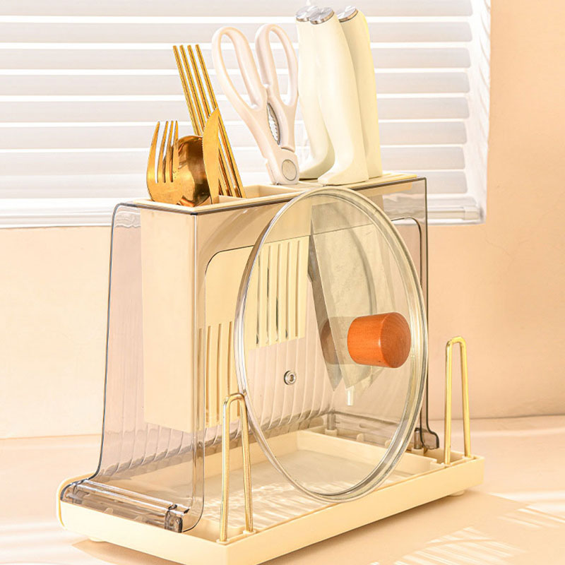 Household chopping block rack table tableware storage rack chopsticks spoon storage box kitchen multifunctional tool rest rack