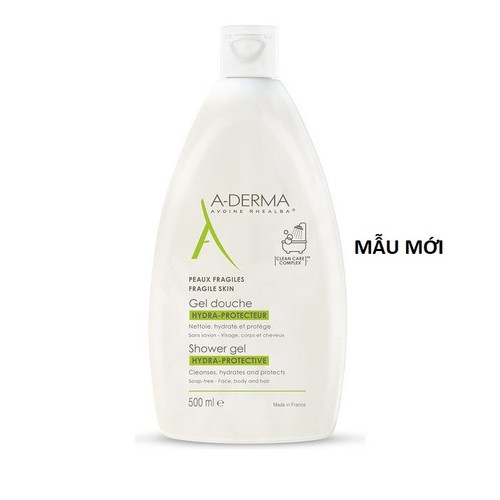 [Mẫu Mới] Sữa tắm A-DERMA giảm, ngăn ngừa mụn lưng 500g - Sữa tắm Aderma