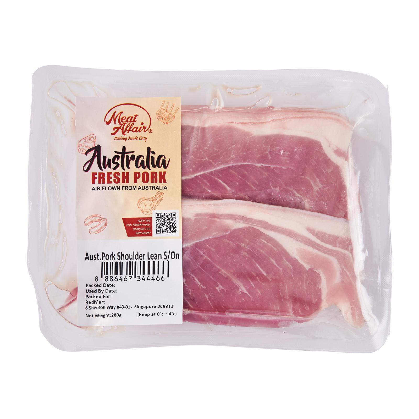 Meat Affair Pork Shoulder Lean (Twee Bah) Australia Lazada Singapore
