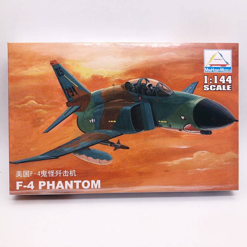 1: 144 usa f4 phantom ghost fighter military assembly airplane air force model