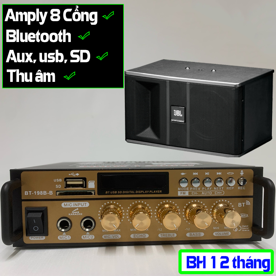[HCM]Amply karaoke Nanomax PA-1207A
